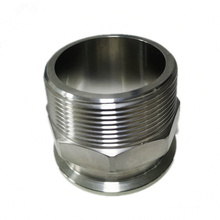 Sanitary 21MP NPT BSPT Male Thread Stainless Steel Adapter